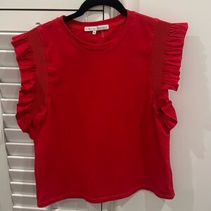Red English Factory Top